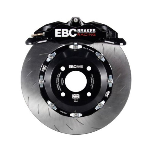 EBC Racing 92-00 BMW M3 (E36) w/Meyle Control Arms Black Apollo-4 Calipers 330mm Rotors Front BBK