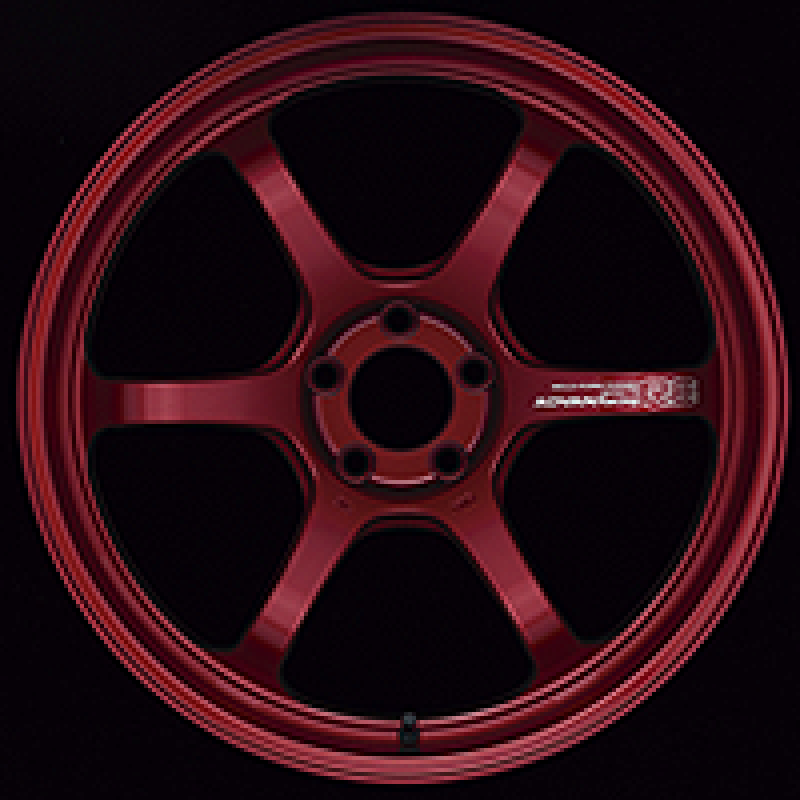 Advan R6 18x9.5 +45 5-114.3 Racing Candy Red Wheel