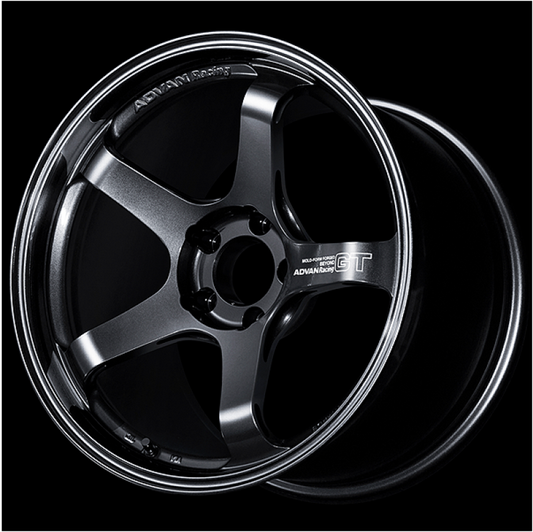 Advan RSIII 18x8.5 +35 5-120 Black Gunmetallic & Ring