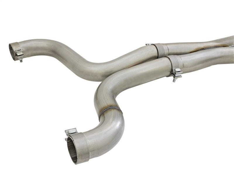 aFe MACHForce XP 3in 304 SS Axle-Back Dual Exhaust (NPP) w/ Polished Tips 16-17 Camro SS V8-6.2L