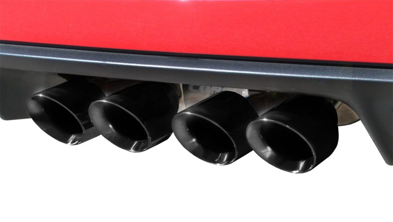 Corsa 2005-2007 Chevrolet Corvette C6 6.0L V8 Black Xtreme Axle-Back Exhaust