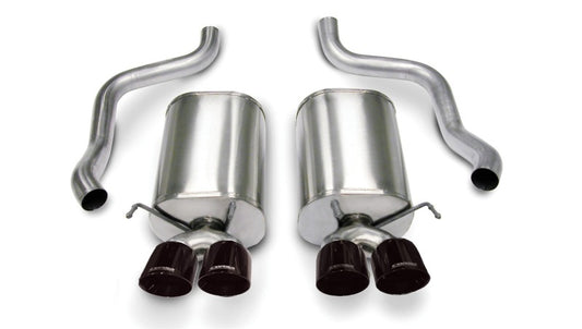 Corsa 2005-2007 Chevrolet Corvette C6 6.0L V8 Black Sport Axle-Back Exhaust