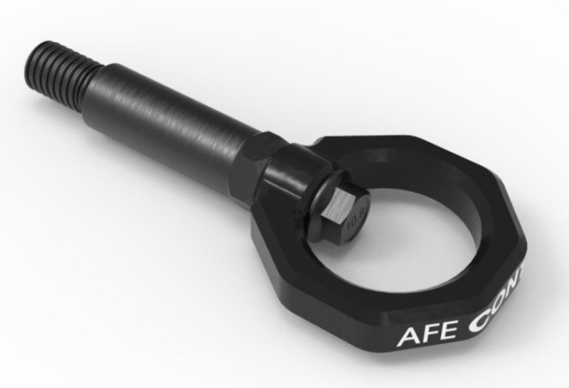 aFe Control Front Tow Hook Black 20-21 Toyota GR Supra (A90)