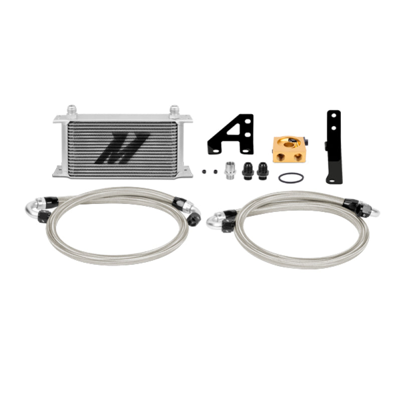 Mishimoto 15 Subaru STI Thermostatic Oil Cooler Kit - Silver