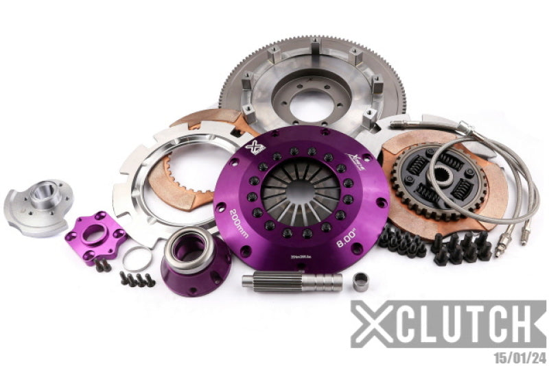 XClutch 93-95 Mazda RX-7 1.3L 8in Twin Sprung Ceramic Clutch Kit