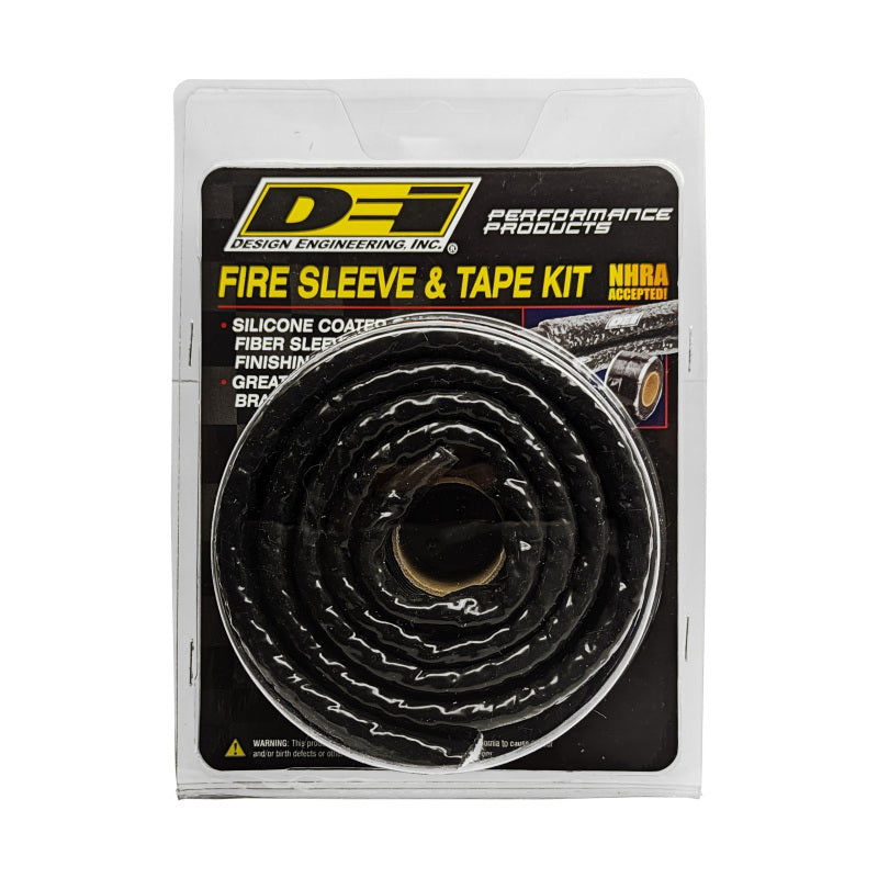 DEI Fire Sleeve and Tape Kit 1in I.D. x 3ft