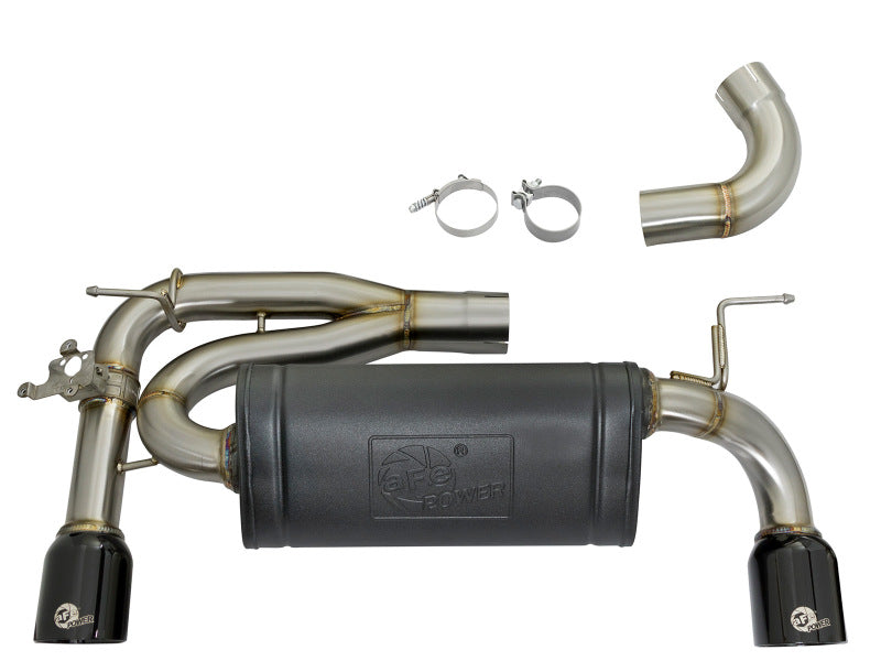 aFe MACHForce XP Exhausts Axle-Back 12-15 BMW 335i 3.0T (SS w/Black Tips)