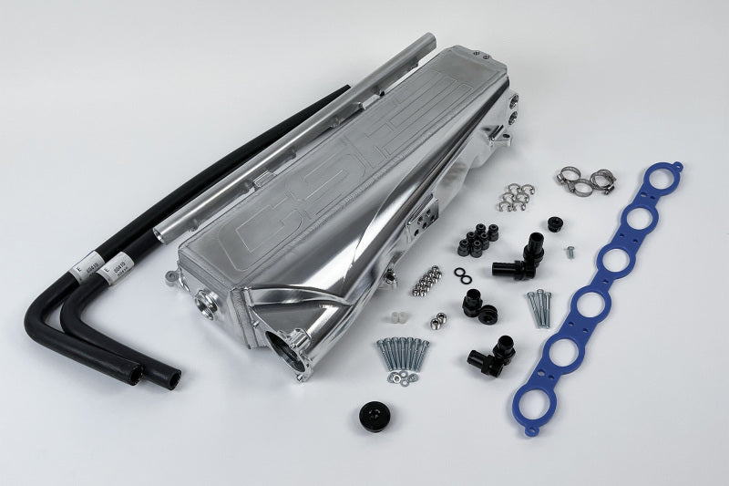 CSF Gen 2 B58 Race X Charge-Air-Cooler Manifold - Raw Billet Aluminum Finish