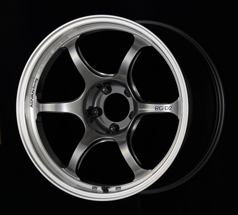 Advan RG-D2 18x9.0 +45 5-100 Machining & Racing Hyper Black Wheel