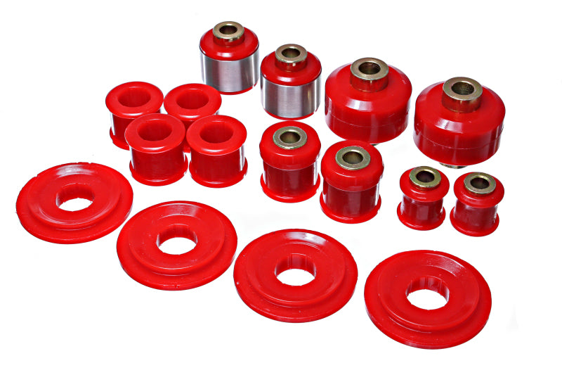 Energy Suspension 2015 Ford Mustang Rear Control Arm Bushing Set - Red